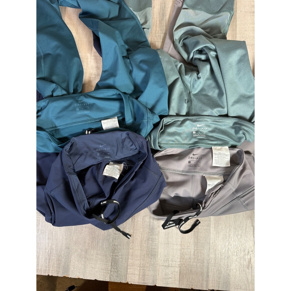 Nike Running Leggings Bundle 4 Pairs Dri-FIT Reflective Athletic Tights Womens S - Picture 10 of 16